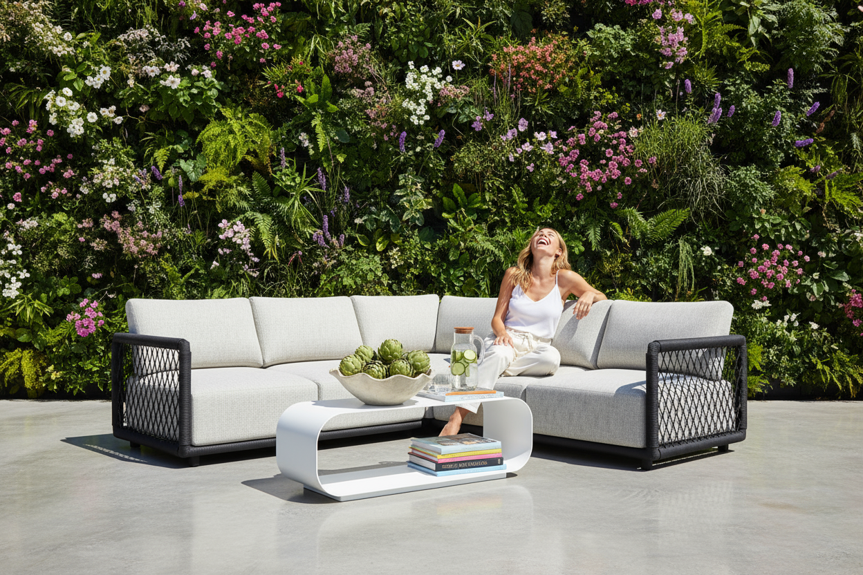 Mykonos Garten Ecklounge Set