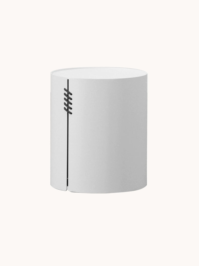Offenburg Säule Runder Couchtisch - Aluminium Pulverbeschichtung