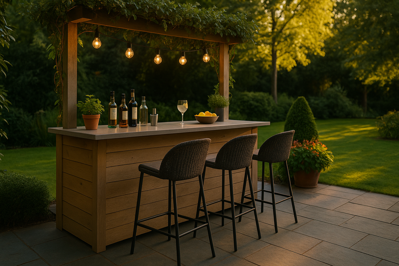 Outdoor Bar gestalten für deinen perfekten Garten