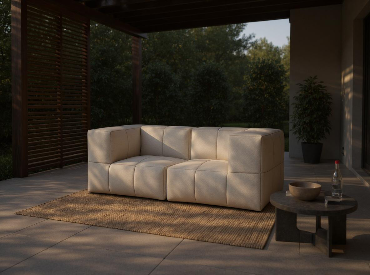 Minimalistisches Modulsofa für Wintergarten: Ihre Oase der Ruhe