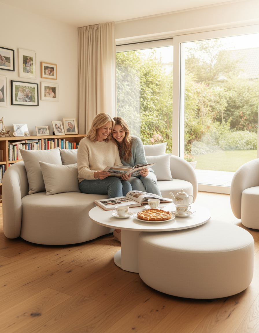 So wird Ihr XL Modulsofa zum Herzstück Ihres offenen Wohnbereichs