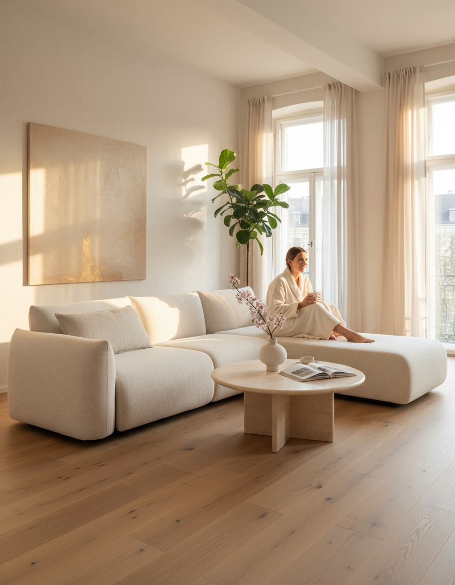 Ecksofa innen und außen nutzbar die perfekte Lösung