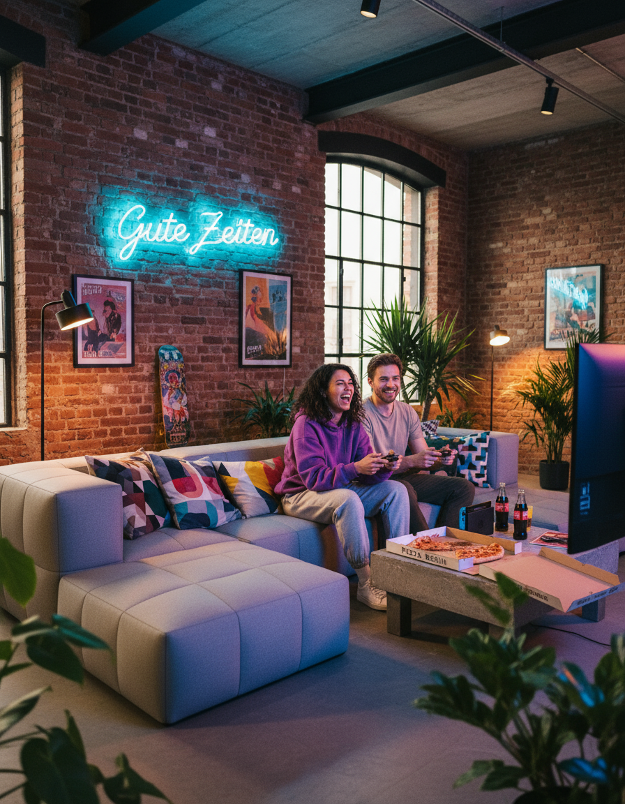 Flexibel wohnen mit einem Modulsofa für drinnen und draußen