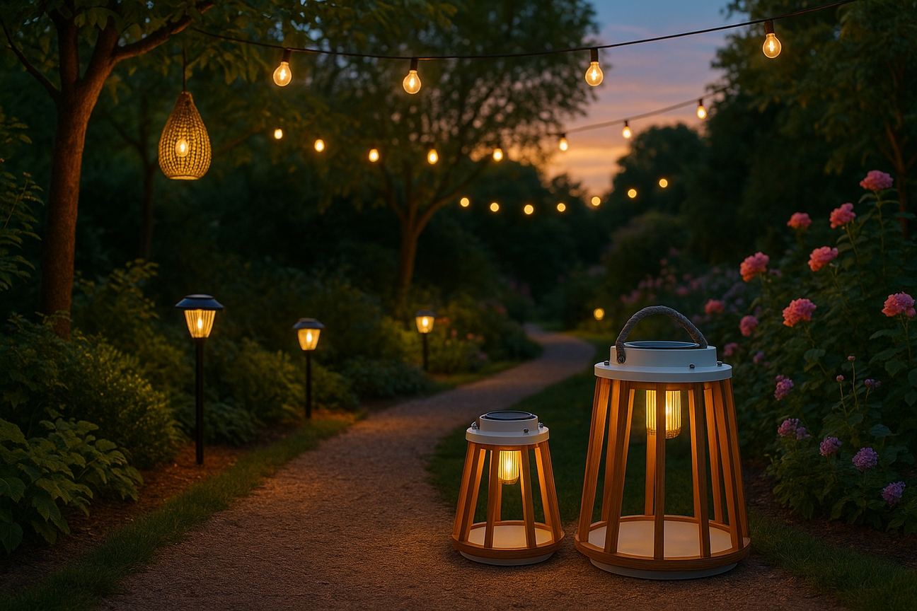 Beleuchtungsideen für den Garten: Stimmungsvolles Licht für laue Sommernächte