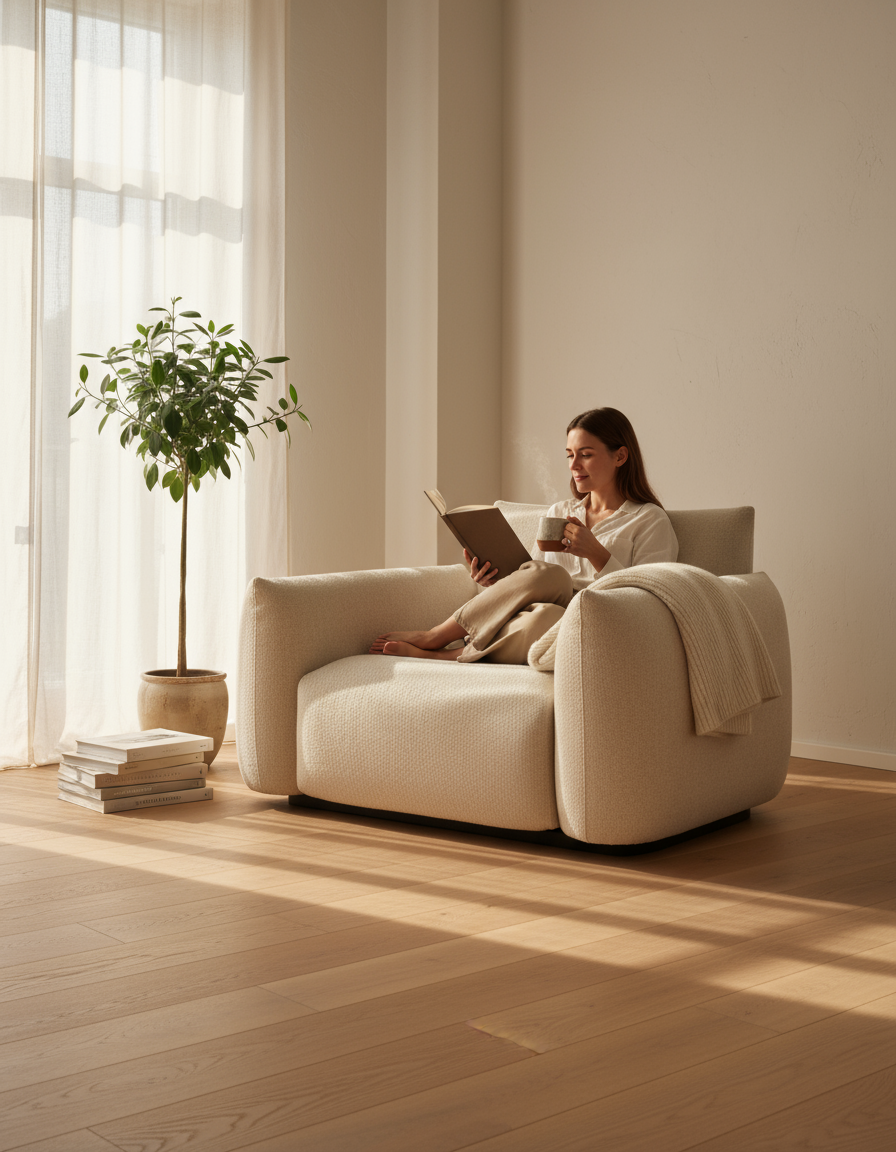 5 geniale Vorteile: Multifunktionales Sofa für flexible Raumzonen