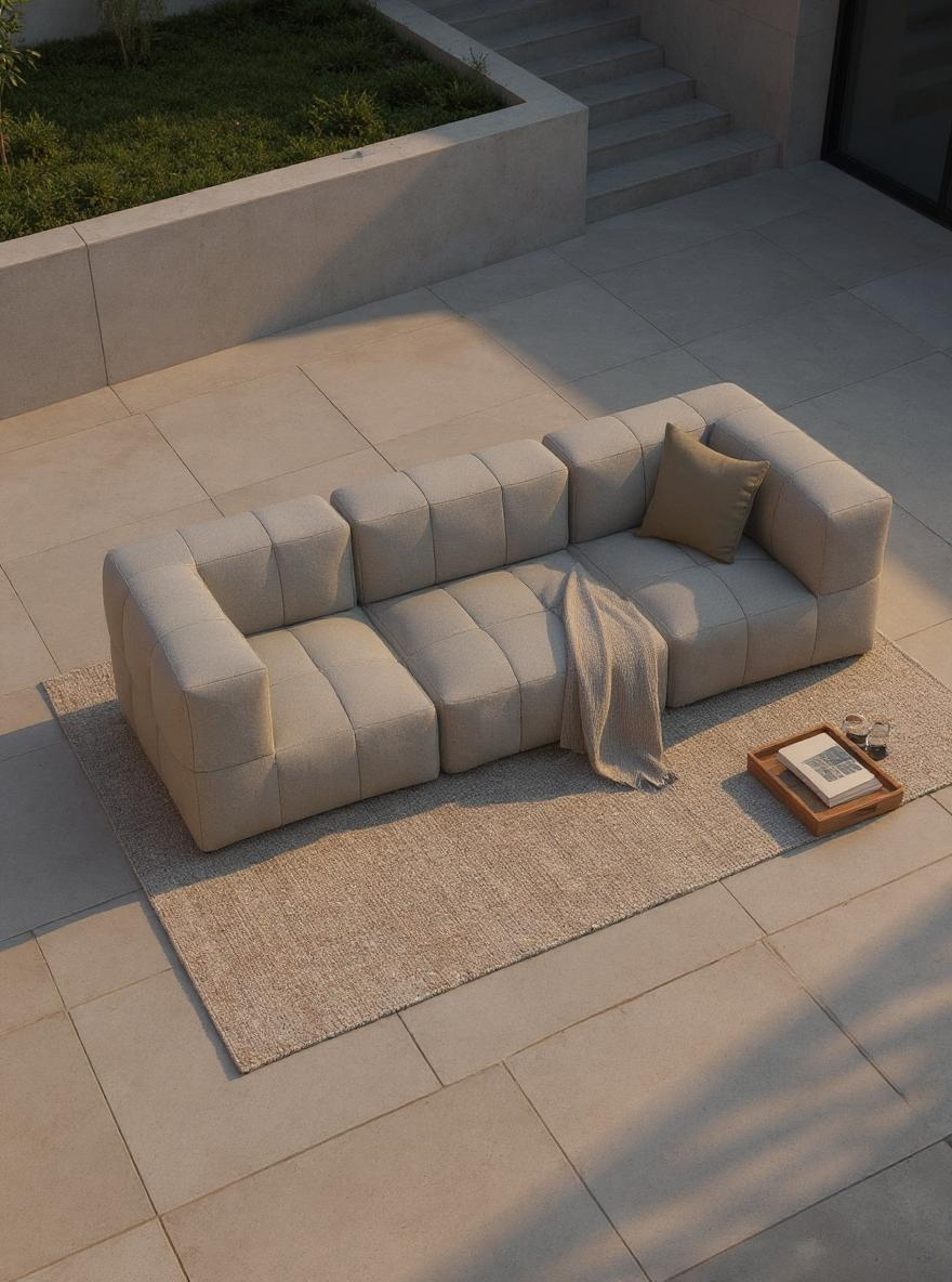 Modulare Sofa-Arrangements für stilvolle Terrassengestaltung 2025