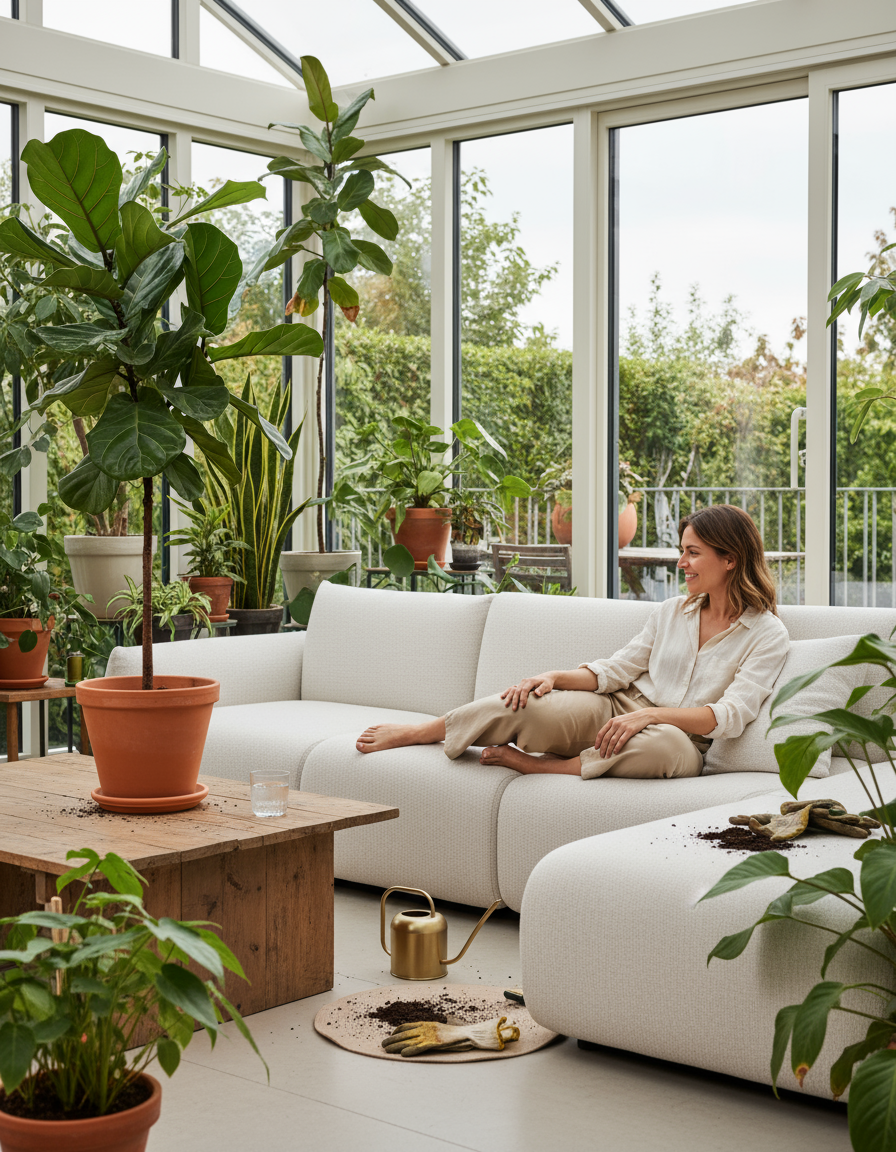 So finden Sie das ideale Sofa für Ihren Wintergarten