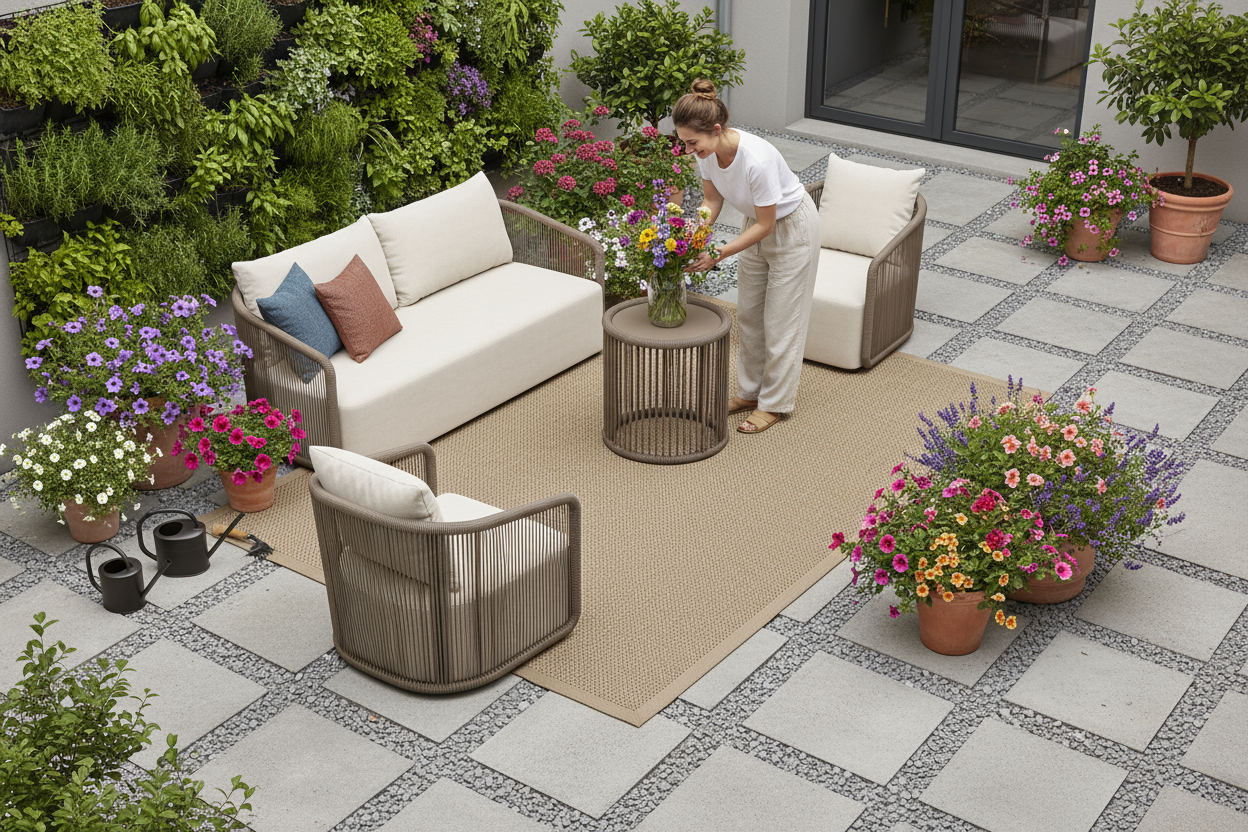 Die perfekte wetterfeste Gartenlounge finden