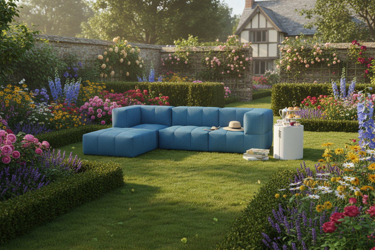 Loungemöbel für die Terrasse wie ein Urlaubszuhause