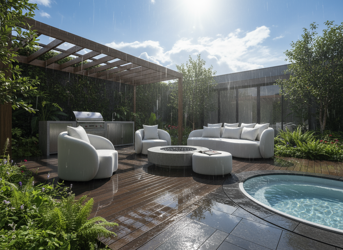 Wetterfeste Gartenbank Material-Guide für Langlebigkeit und Stil