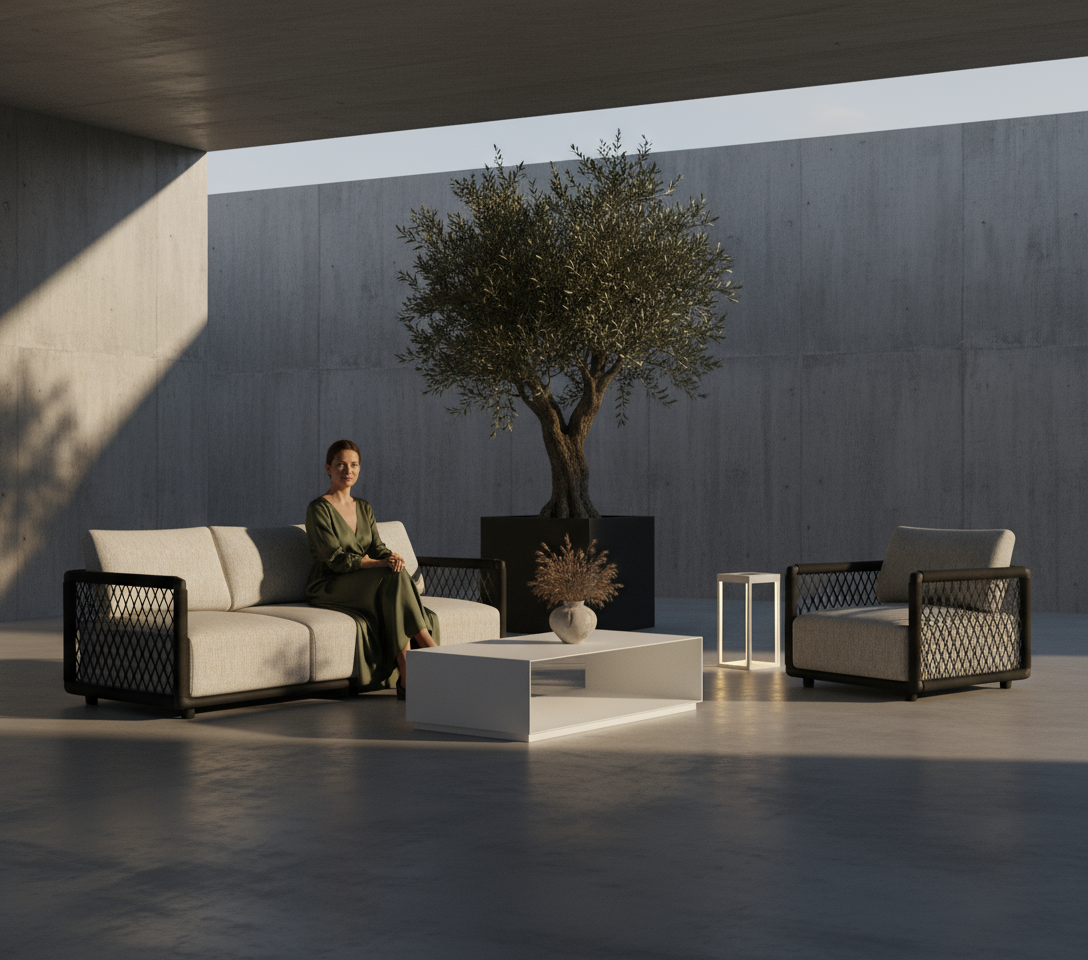 Welche Materialien machen Gartenbänke wetterfest und modern