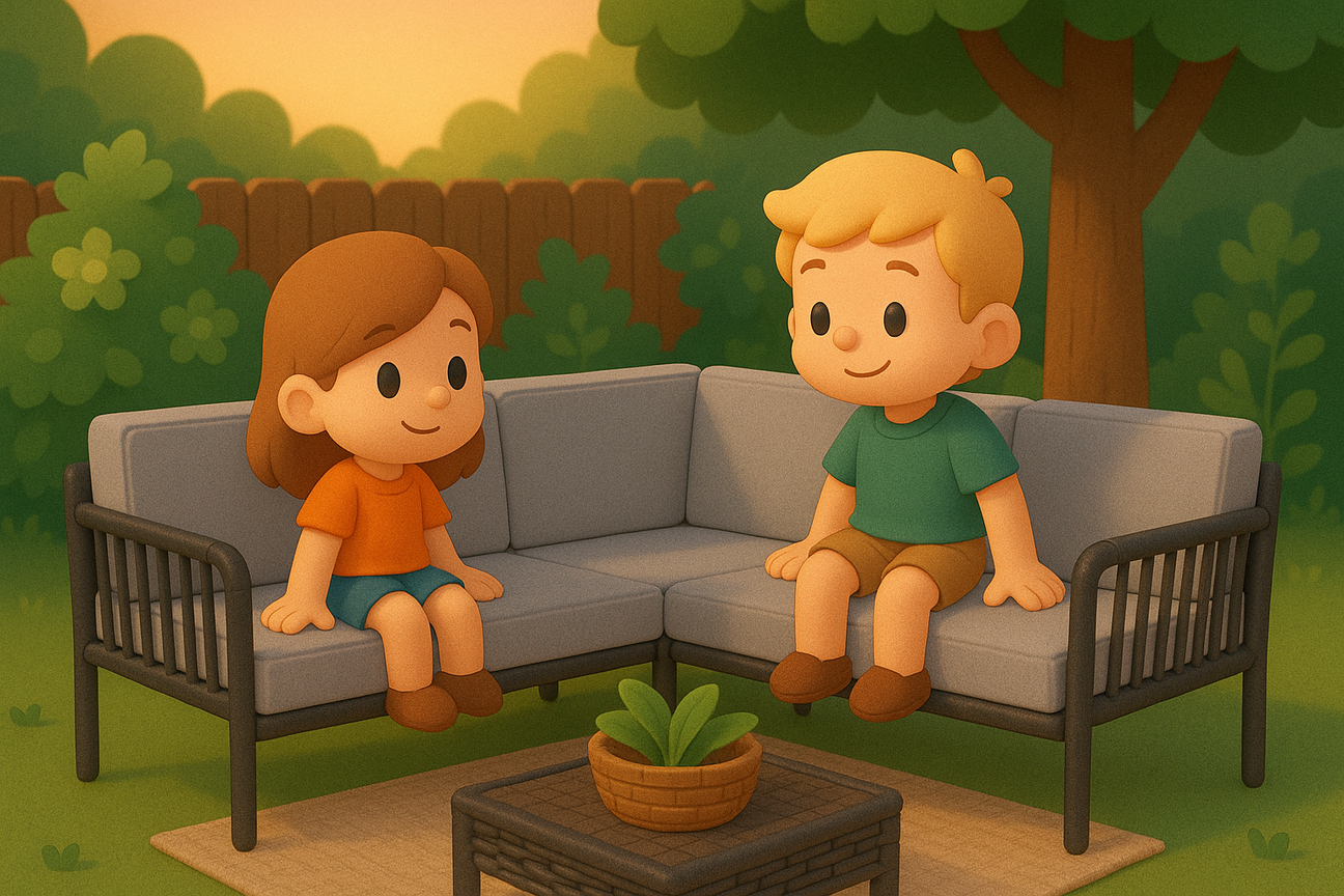 Familienfreundliche Gartenmöbel: So finden Sie das richtige Sofa für Kinder