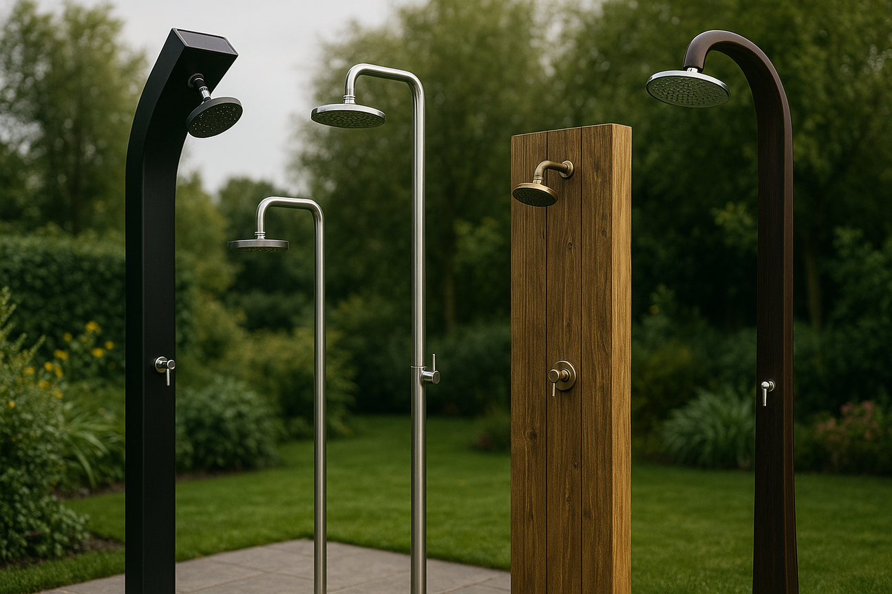 Von der Solardusche bis zum Luxusmodell – Gartenduschen für jeden Bedarf