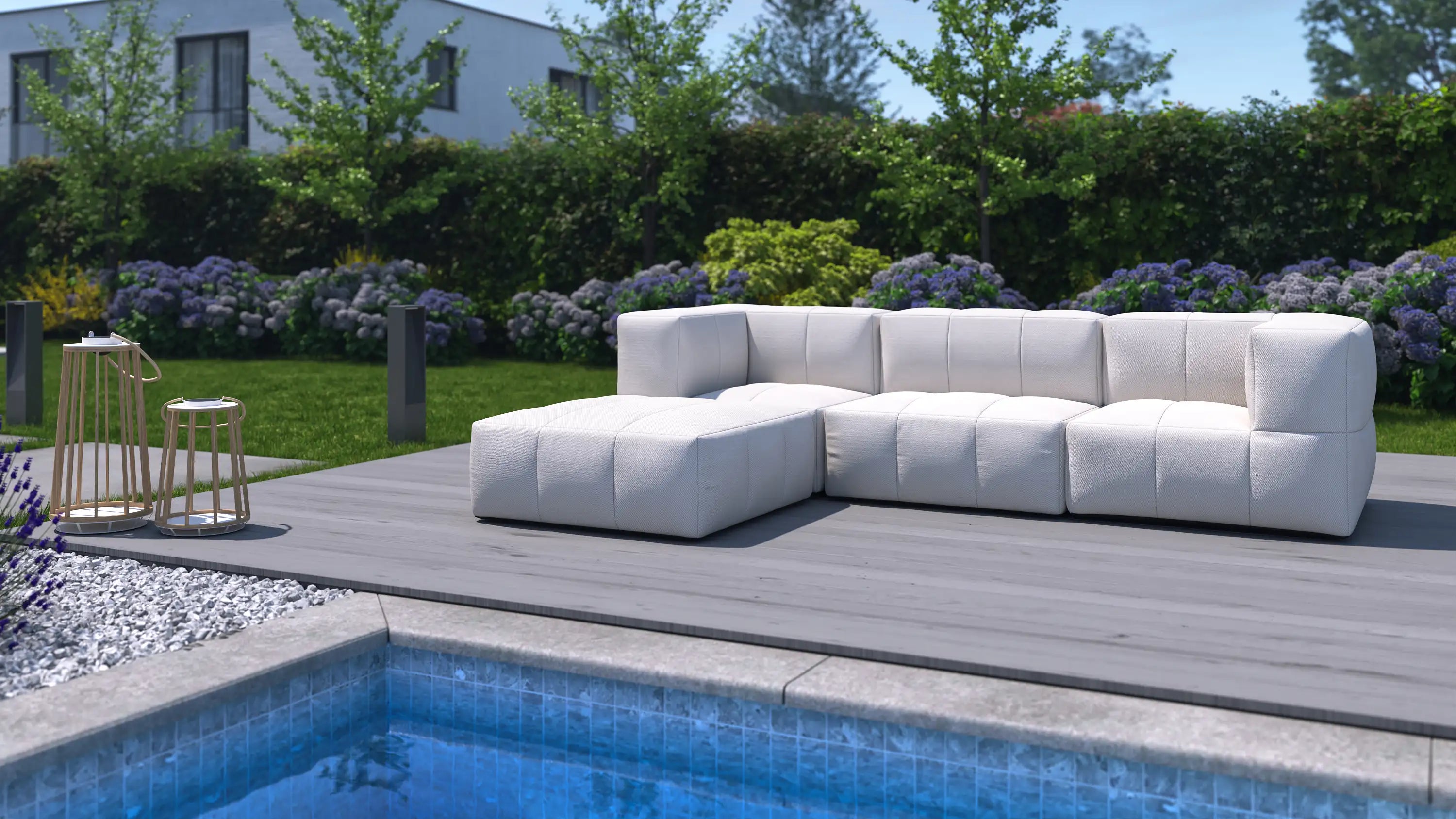 Wie das Finqa Modulsofa Ihre Terrasse in eine Wohlfühloase verwandelt