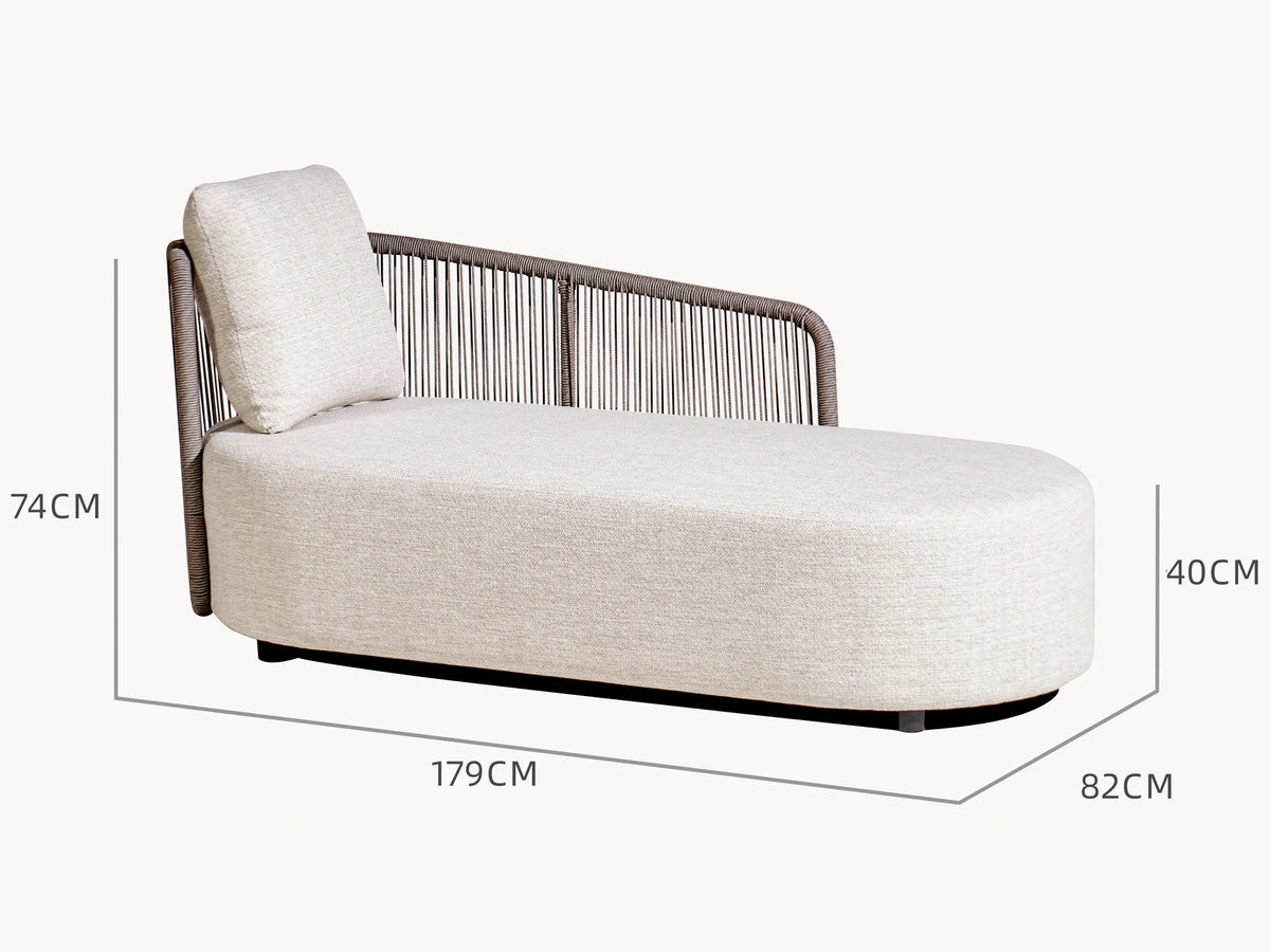 Kapalai Garten Loungesofa Set (6-Sitzer) Abmessung