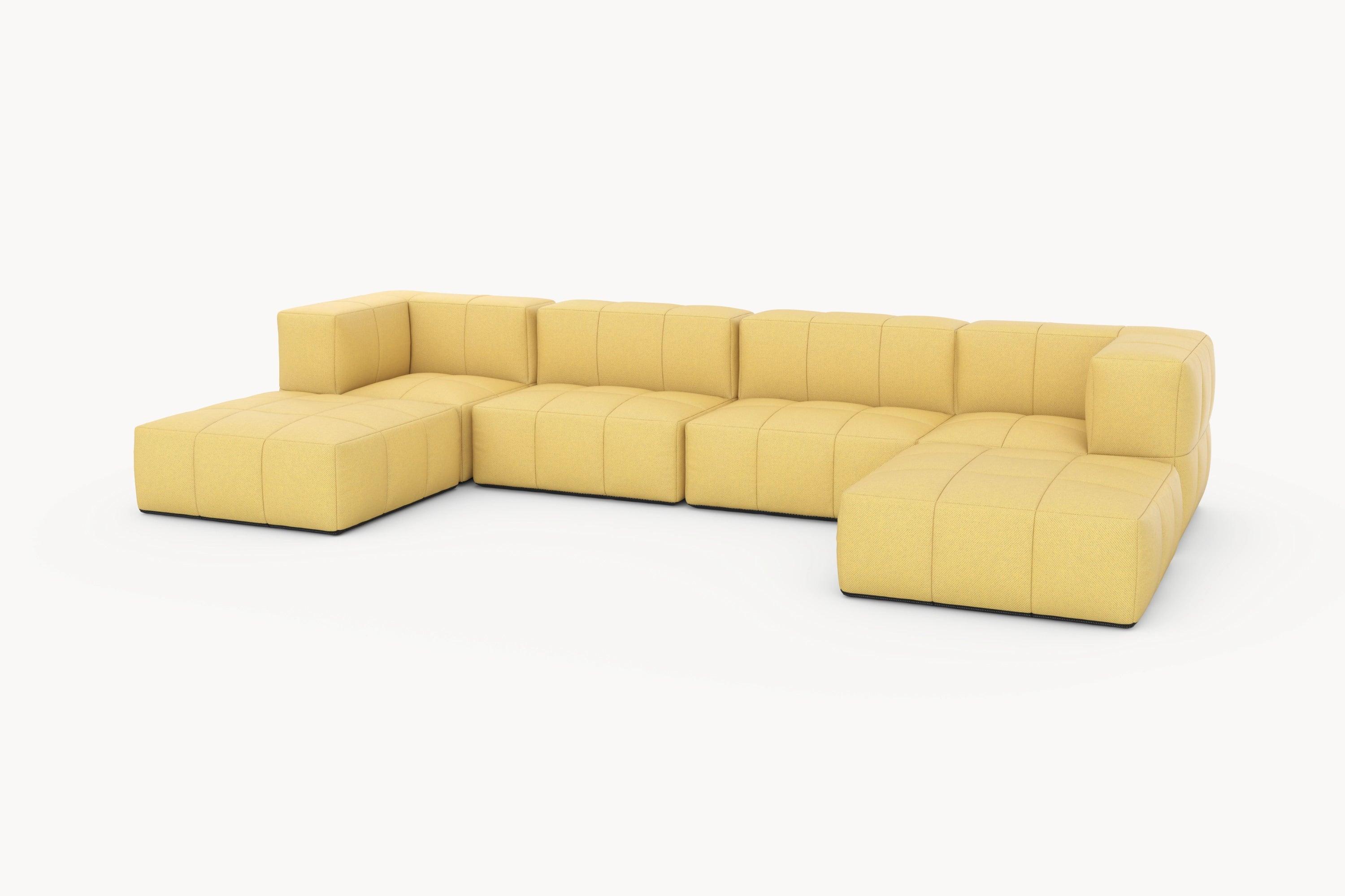 Marshmallow Modular Sofa Set (6-Sitzer) von Finqa: Ein elegantes, modulares Sofa inspiriert von Marshmallows, ideal für individualisierbare Lounges. Perfekt für stilvolle, nachhaltige Outdoor-Gestaltungen.