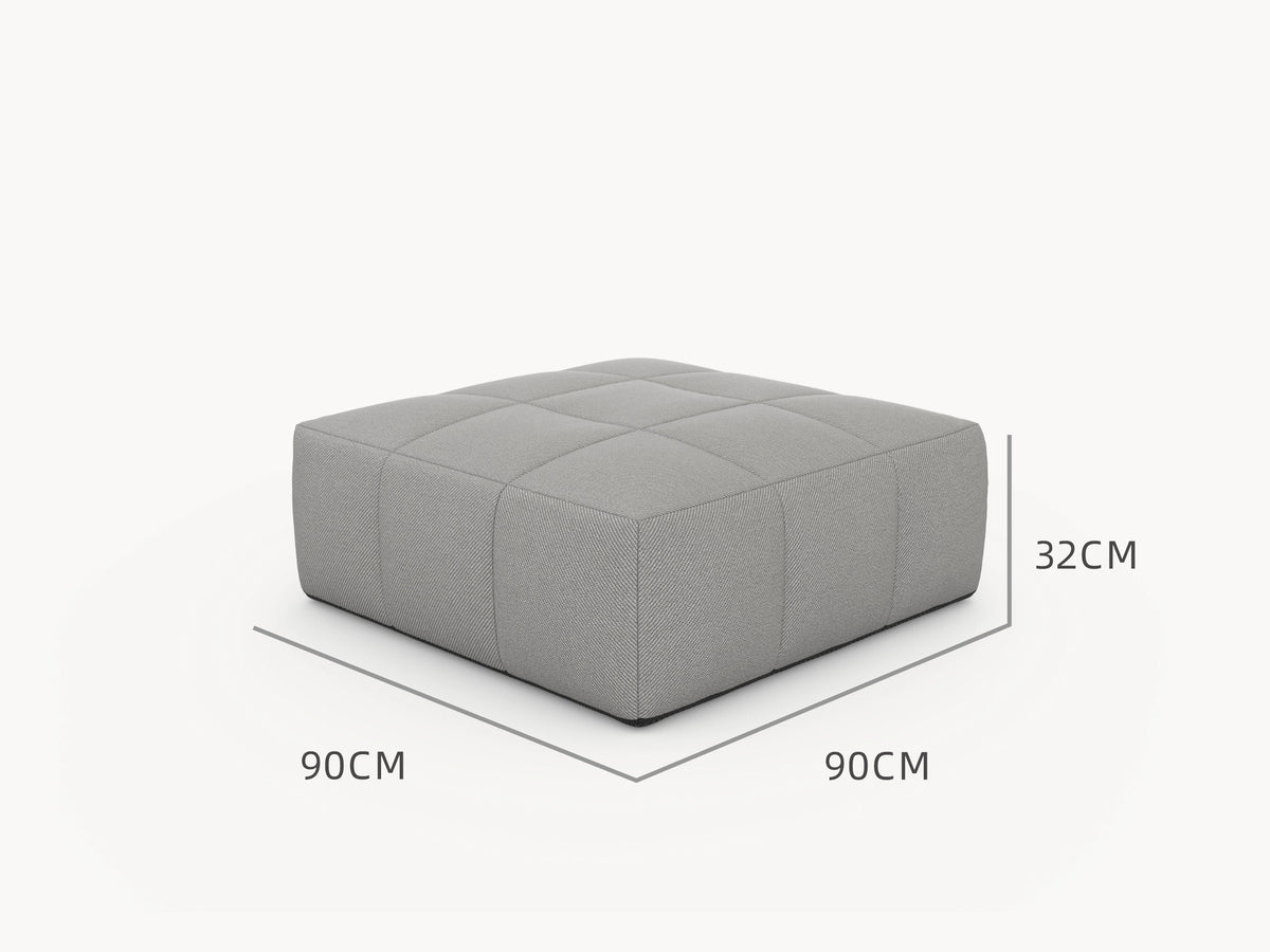 Modulares Garten-Lounge-Set Marshmallow, 3er-Set Abmessung