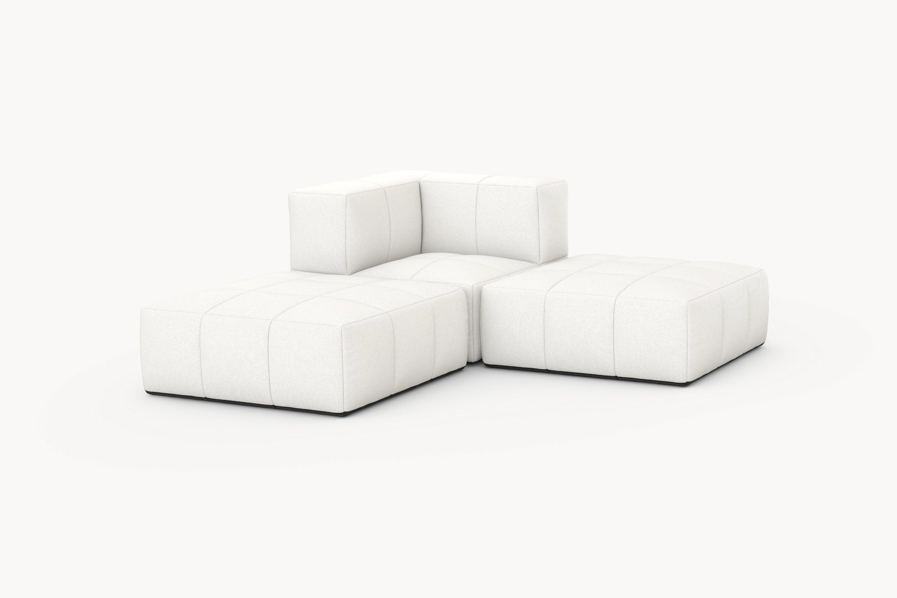 Marshmallow Modular Sofa von Finqa: Ein stilvolles, modulares Loungesofa-Set, inspiriert von Marshmallows, mit flexiblen Gestaltungsmöglichkeiten und umweltfreundlichen Materialien, perfekt für entspannte Outdoor-Momente.
