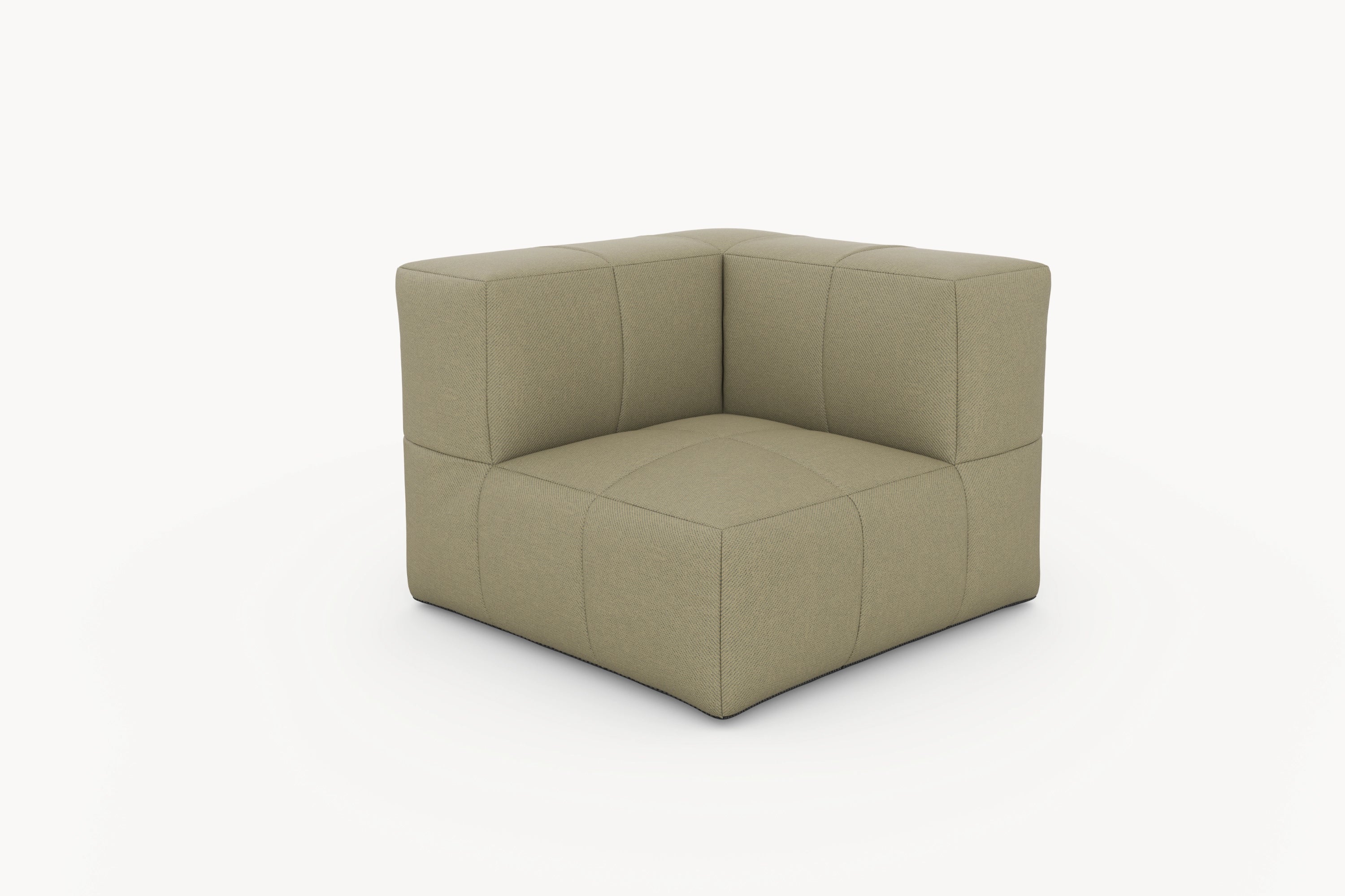 Marshmallow Serie-Bonbon Ottoman: Ein stilvoller, quadratischer Pouf mit anpassbarem Design, inspiriert von Marshmallows, aus nachhaltigen Materialien gefertigt, ideal für individuelle Outdoor-Lounges von Finqa GmbH.