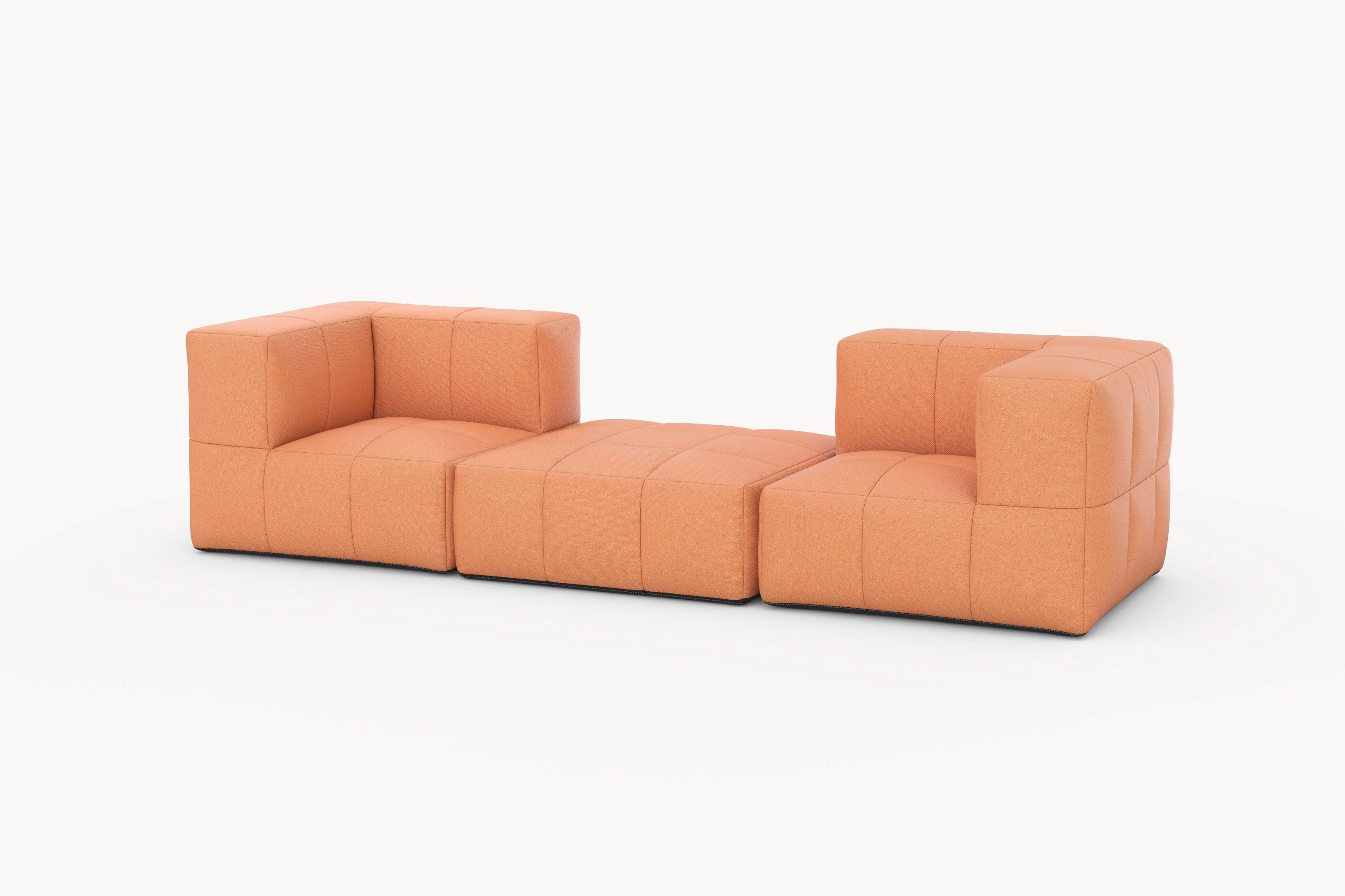 Marshmallow Modular Sofa-Lounge-Set, inspiriert von Marshmallows, mit flexiblen, modularen Elementen. Hochdichte EPP-Füllung sorgt für Langlebigkeit und Umweltfreundlichkeit. Ideal für individuelle Gartengestaltungen.