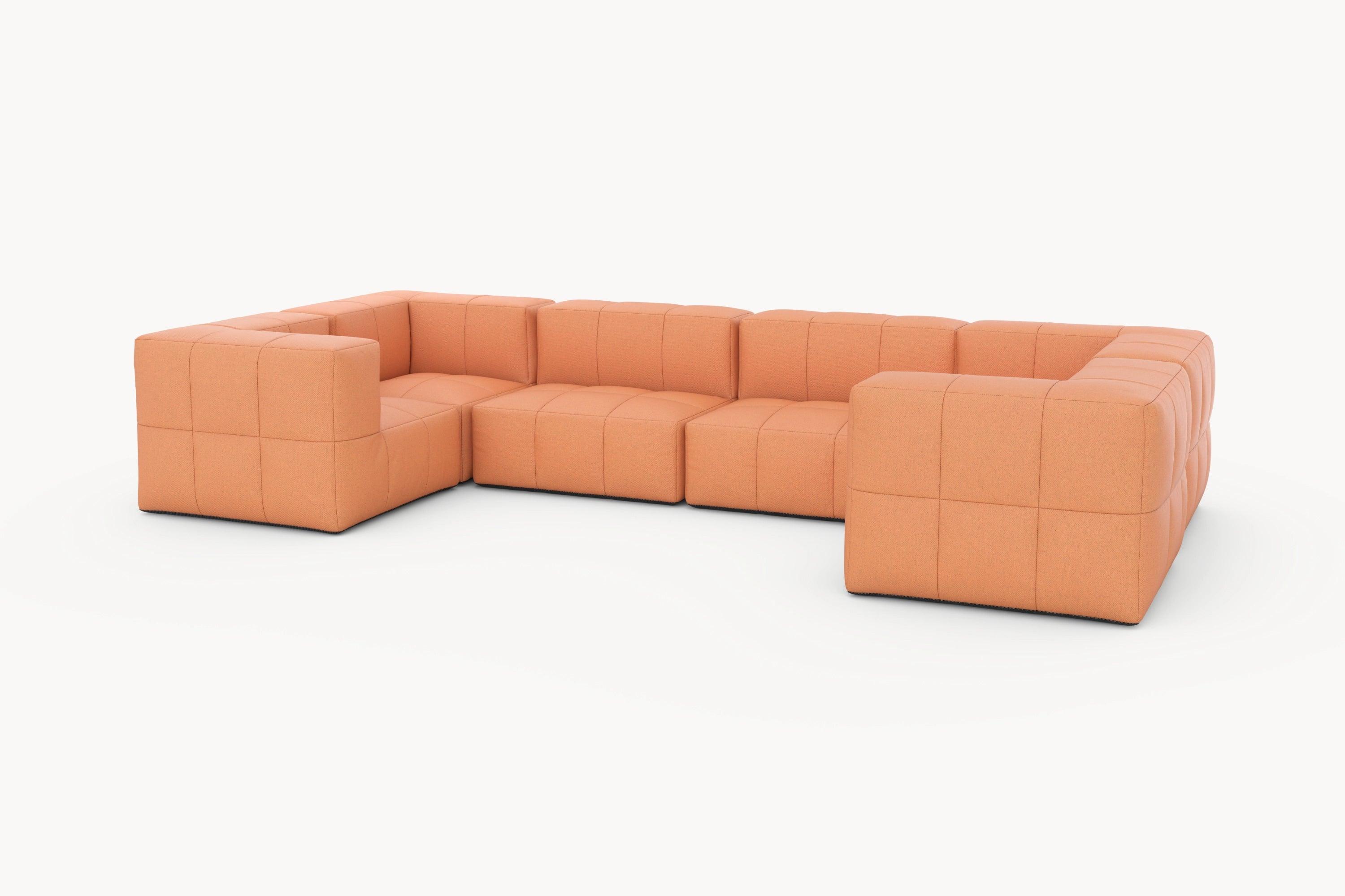 Marshmallow Modular Sofa Set (6-Sitzer) von Finqa: Ein vielseitiges, modulares Sofa inspiriert von Marshmallows, ideal für individuelle Lounge-Designs und umweltfreundlich durch recycelte Materialien.